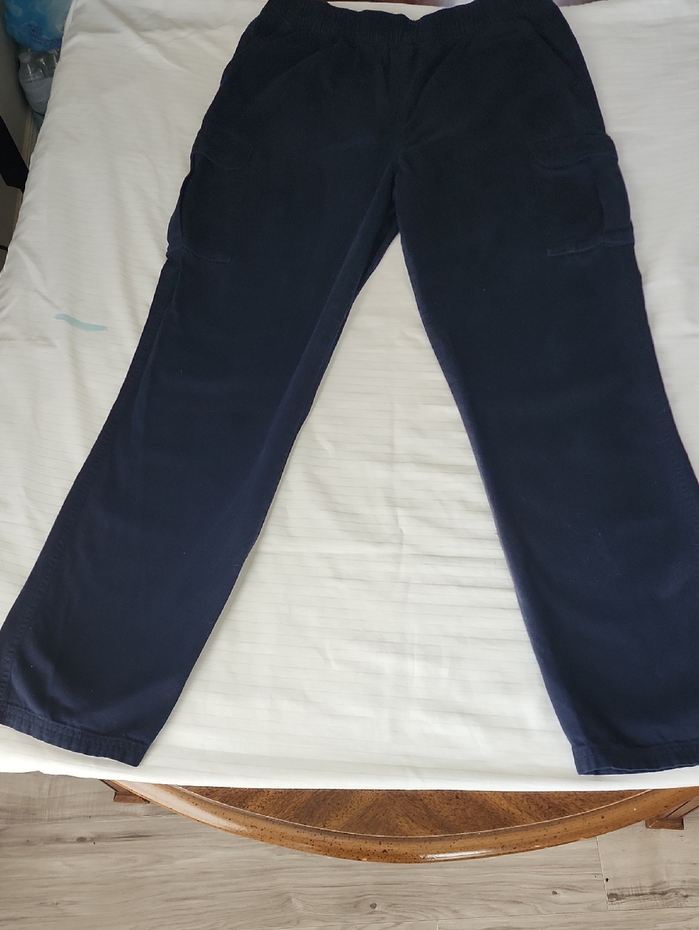 Place Navy Elastic-Waist Cargo Pants